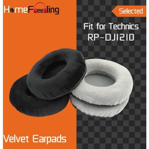 Homefeeling Earpads for Technics RP DJ1210 Headphones Earpad Cushions Covers Velvet Ear Pad Replacement