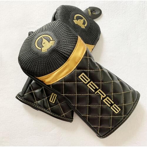 Honma Golf Club 3 #5 Wood Headcovers Fairway Woods cover PU Leather Head Covers Set Protector Golf Accessories