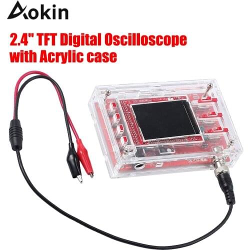 Case for DSO138 DS0138 2.4" TFT Pocket-size Digital Oscilloscope Handheld Acrylic DIY Case Cover Shell for DSO138