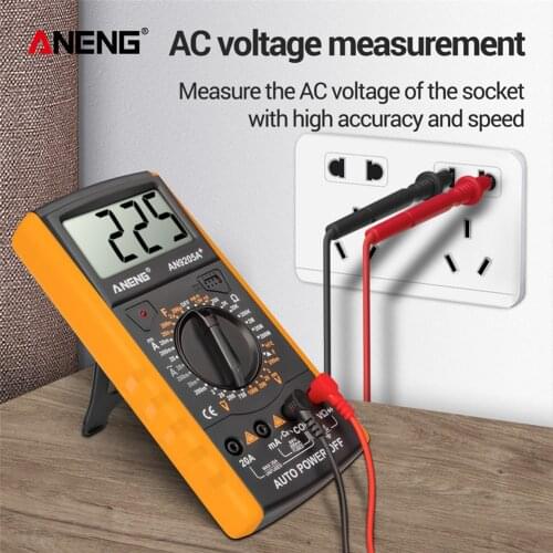 1999 Counts Digital Multimeter Capacitance Current Tester Voltmeter Ammeter Multi-function Portable AC / DC Digital Meter