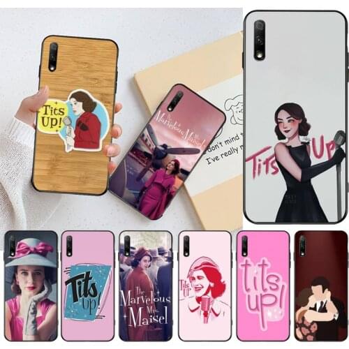 CUTEWANAN The Marvelous Mrs Maisel black Phone Case Hull For Huawei Nova 6se 7 7pro 7se honor 7A 8A 7C Prime2019