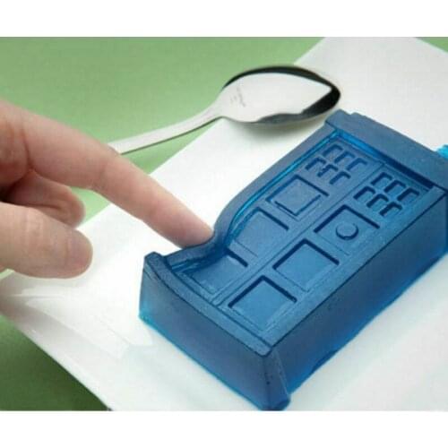 Doctor Who Tardis Ice Cube Trays Dr. Who Silicone Ice Mold Cake Muffin Baking Pan Jello Chocolate Gelatin Mold Soap Mould