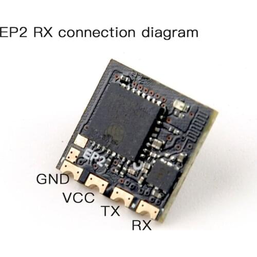 Happymodel EP2 RX /EP1 RX / ELRS PP 2.4GH RX SX1280 EXPRESSLRS Nano Long Range Receiver + Omnidirectional Antenna For TBS Tracer