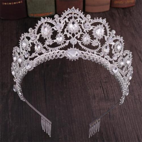 2019 Hot Designs Crystal Tiaras and Crowns Wedding Headdress Combs Tiara Crown Bridal Hair Jewelry Bride Accessories