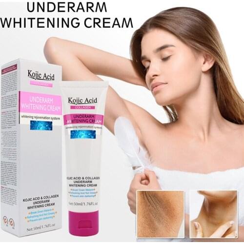 Kojic Acid Collagen Armpit Cream Skin Whitening And Repairing Underarms Brightening And Moisturizing Shrink Pores TSLM2