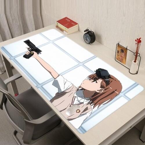 A Certain Scientific Railgun Mousepad Mouse Carpet Pad Xxl Hot Computer Mause Gamer Keyboard Large Pc Complete Cute Pads Anime