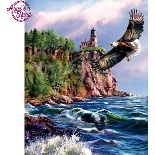 Full diamond embroidery Eagle 5d diamond painting cross stitch 3d diy diamond painting landscape diamond painting christmas