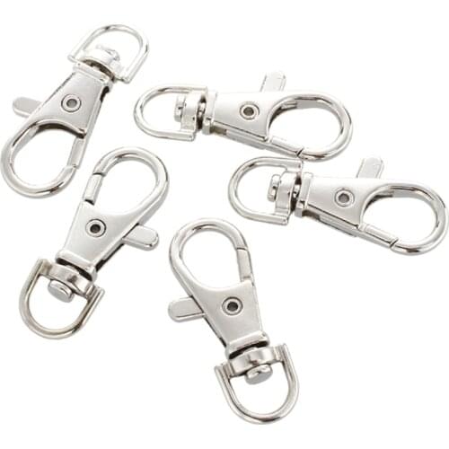 Durable Metal Carabiner Clip Style Spring Key Chain Keyring