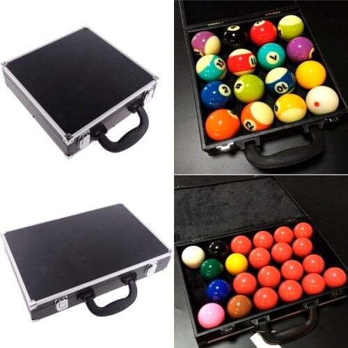 Professional Stainless Steel Snooker Ball Case Match Snooker Ball Travel Box Pool Version/Snooker Version