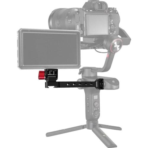 For DJI Ronin S SC Stabilizer Monitor Expansion Bracket Flash Lights Mount Adapter for Zhiyun Crane3 Weebill MOZA Gimbal Support