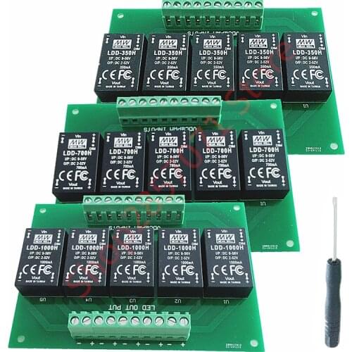 Meanwell LDD 5UP 350H 500H 700H 1000H DC - DC Constant Current Step-Down LED Driver +PCB