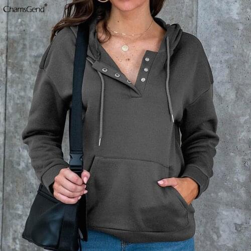 Women Autumn Hoodies Casual Color Block Hoodies Long Sleeve Drawstring Pullover Sweatshirts Female Pocket Hooded Sweatshirt