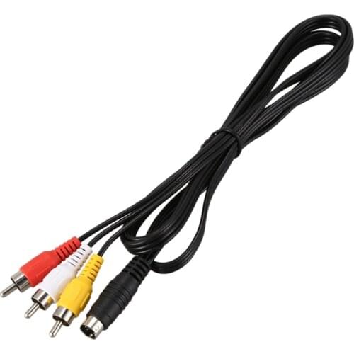 1.5M 4.9ft 3 RCA Male to 4 Pin S-Video Male TV PC Conversion Cable