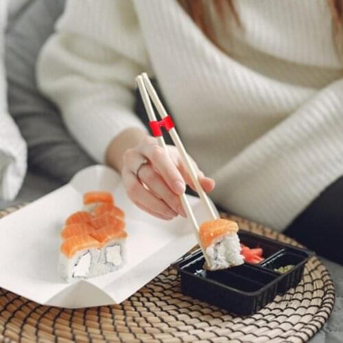 20 PCS Children Chopsticks Training Multi Color Chopsticks Helpers Connectors Reusable Portable Lightweight Tableware Dinner