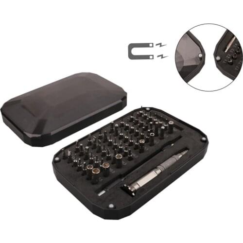 59 in 1 Multi-function Magnetic Screwdriver Kit Home Screwdriver Bits Precision Repair Tool Set for PC Laptop Watches Phone