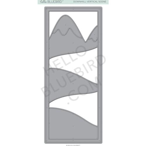 AliliArts Metal Cutting Dies Paper Downhill Vertica Scene diy Scrapbooking Photo Album Decorative Embossing PaperCard Crafts Die