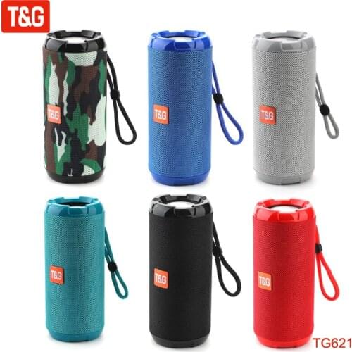 T&G TG621 NEW Bluetooth Speaker Portable Wireless Speakers Outdoor Waterproof Subwoofer 3D Stereo Loudspeaker Support FM TWS TF