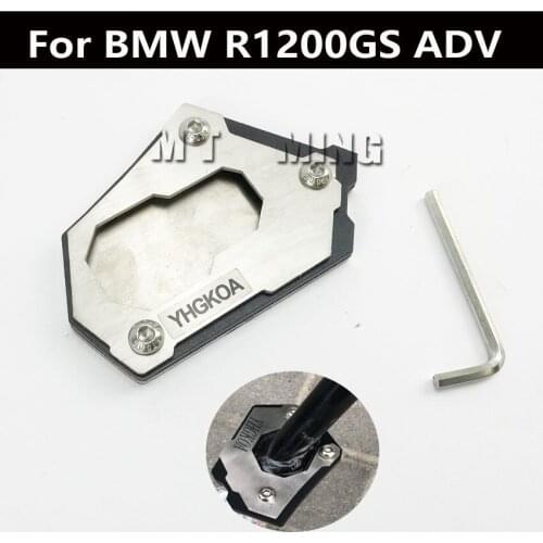 CNC Motorcycle Side Stand Enlarge Extension Kickstand For BMW R1200GS LC 2013 2014 2015 2016 2013-2021 R 1200 GS LC ADV