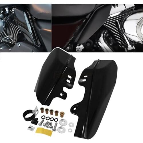 Motorcycle Frame Air Deflector Black Mid-Frame Heat Shield For Harley Touring Electra Street Glide Road Glide FLHR FLHX 01-08