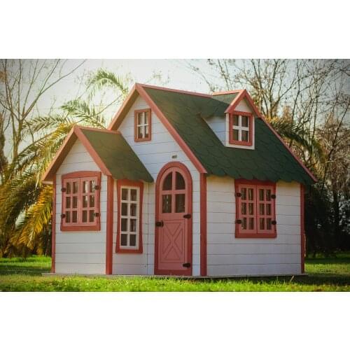 Mandu Wooden Play House (Playhouse) Beykoz, House for Kids, Kids Play Complex, child Tent house Play House for Street