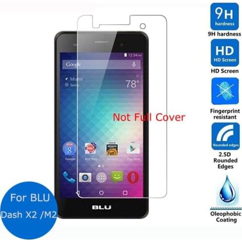 For BLU Dash X2 Tempered Glass Original 9H High Quality Protective Film Explosion-proof Screen Protector For BLU Dash M2