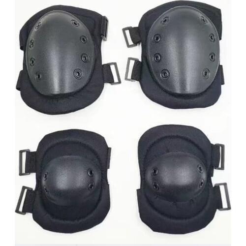 Tactical Combat Protective Knee Elbow Protector Pad Set Gear Sports Military Knee Elbow Protector Elbow Knee Pads for Adult