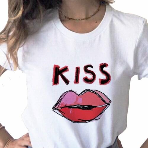 Women New pretty lady images print ladies T-shirt ladies casual basis O-collar white shirt short sleeve ladies T-shirt,Drop Ship