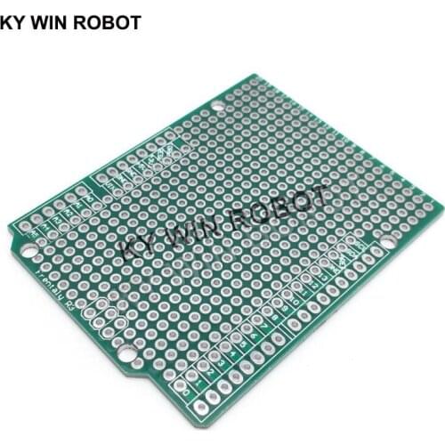 1 pcs Prototype PCB Board For Arduino UNO R3 ATMEGA328P Shield Board Breadboard Protoshield DIY FR4 2.54mm Pitch Thickness 1.6mm