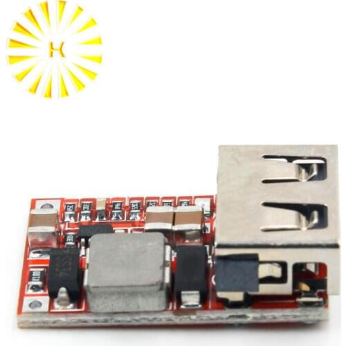 DC 6-24V 12V/24v to 5V USB Output Charger Step Down Power Module Mini DC-DC Step Up Boost Module Power Adjustable Buck Converter
