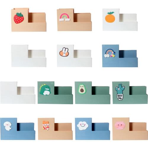 Multifunctional Desk Organizer Holder 3 Separate Compartments for Bathroom Kitchen Dorm Office School Home Desk