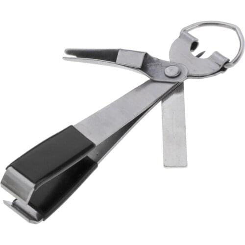 Durable 4 In 1 Knot Fishing Line Nipper Cutter Clipper Nail Clipper Fishing