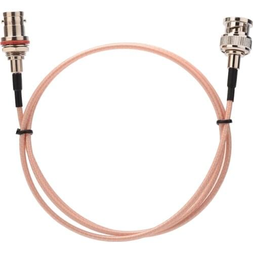 Pure Copper BNC Male To Male Straight Crimp Q9 Head HD Monitor Line Double-head Video Cable 0.5 M / 1 M Jumper