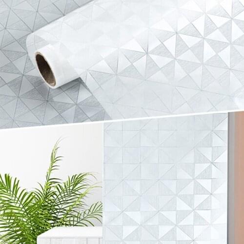 45x200cm Self Adhesive Window Film Light Opaque Floral Pattern Home Decoration Privacy Glass Door Sticker Bathroom Decor