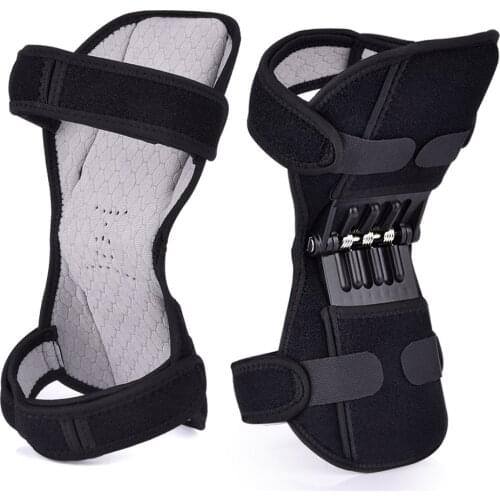 Cycling Knee Brace Support Rebound Power Knee Protector Non-Slip Power Lift Booster Brace Joint Pads Spring Force Tendon Brace