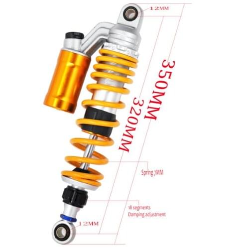 12.5" 320mm Motorcycle Air Shock Absorber for yamaha honde suzuki kawasaki