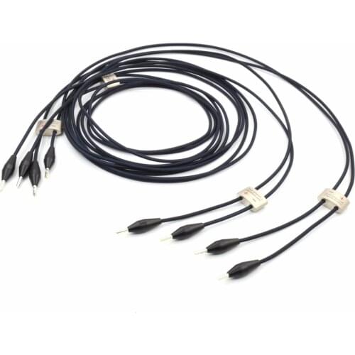 YTER well tempered orgentun alloy hifi audio speaker cable loudspeaker cable with BFA banana plug