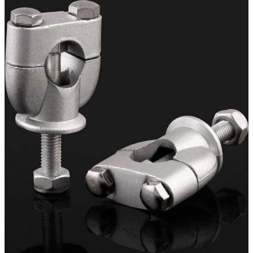2 Pcs 22mm Handlebar Bar Mounts Clamps Raiser Universal Motorcycle Billet Handle Raiser Bar Mount Clamp Accessories