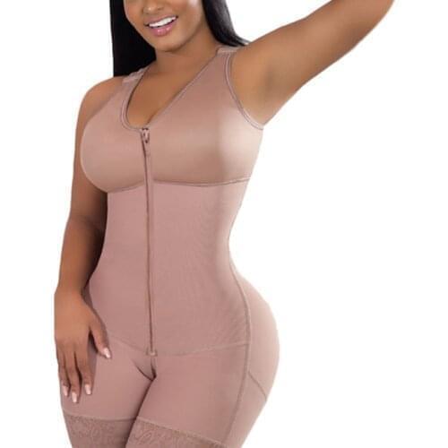 Women' Corset Compression Garments Abdomen Shaping Short Vest Girdle Postpartum Post Liposuction Bodysuit