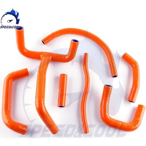Motorcycle Silicone Radiator Coolant Hose Kit For KTM LC4 620 625 640 660 High Performance Pressure Temperature