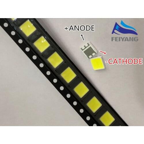 500pcs 5054 LED LCD Backlight TV Application LED Backlight SL-WZ5054FTA-11FAD 1.5W 3V 5050 Cool white LED LCD TV Backlight