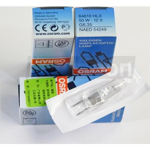 64610 HLX 50W 12V G6.35 NAED 54249 3350k 1600lm Halogen Display/Optic Lamp Slit Lamp Microscope Lamp Bulb Cold Light Source