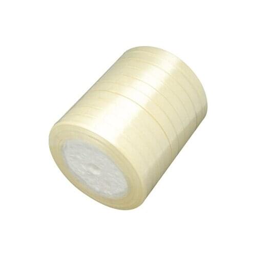 Satin Ribbon, Beige, 25yards/roll, 10rolls/group, 250yards/group