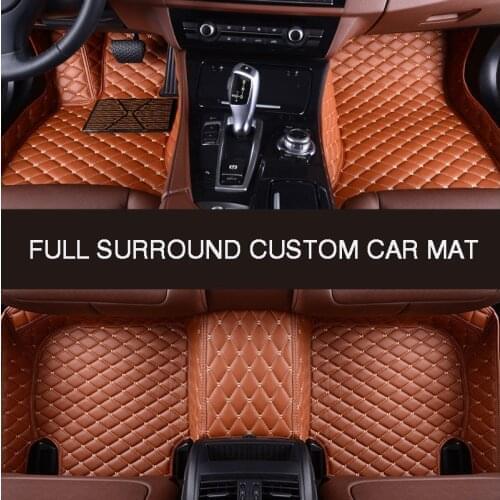 HLFNTF Full surround custom car floor mat For fiat 500x freemont palio 500l albea panda car accessories car accessories
