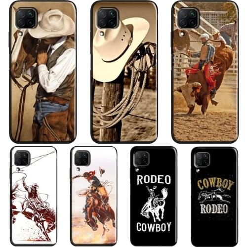 Extreme Sport Rodeo Cowboy Lasso Case For Huawei P30 Lite P20 P40 Pro Mate 20 P Smart 2021 2019 Nova 5T Honor 9X 8X 10i 8A