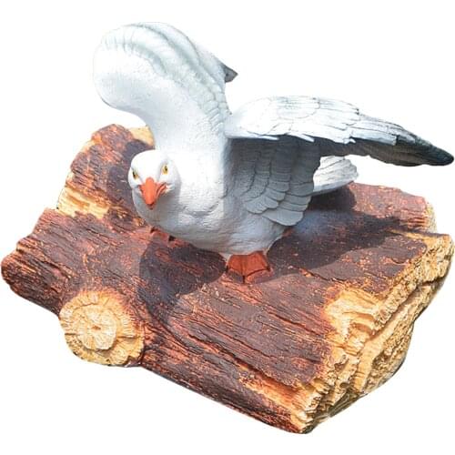 Resin Decor,Seagull Figurine,Nautical Decorations Ornaments,Bird Statue,Perfect Party Decoration,for Garden,Home Decorations