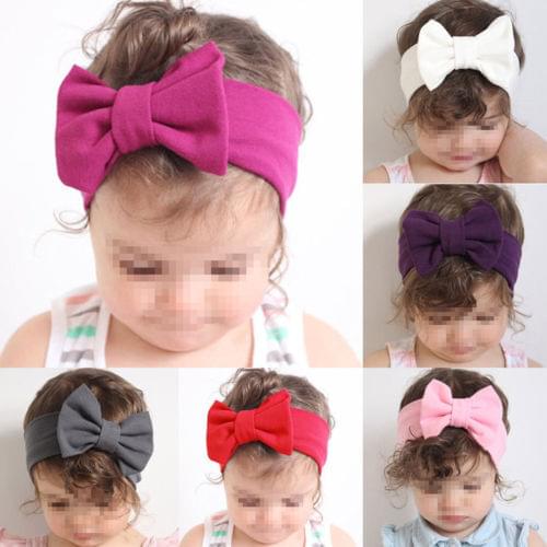 Focusnorm Kids Girls Baby Girls Headband Toddler Bow Flower Hair head Band Accessories Headwear Baby Girl