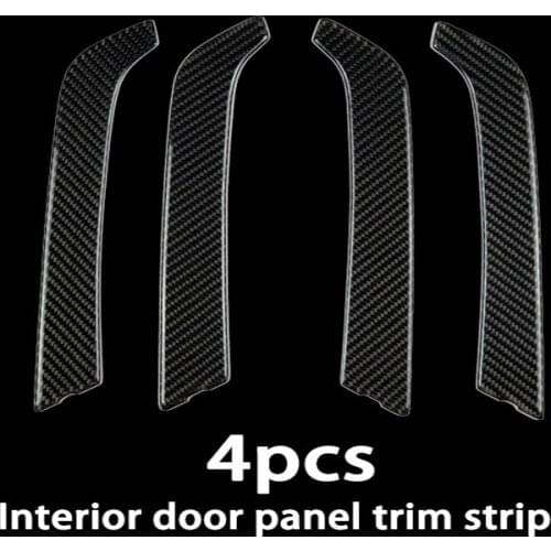 For Haval H2 red logo 2014-2017 Gear panel Inner door handle Decorative frame carbon fibre
