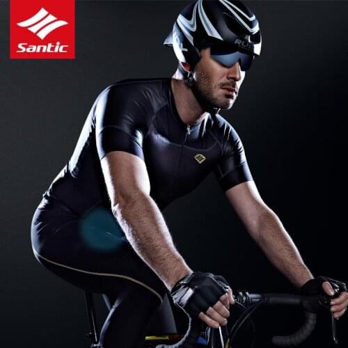 Santic TOP QUality Cycling Jersey Men Pro Racing Team MTB Road Bike Bicycle Jersey High Breathable Clothes Ropa Ciclismo