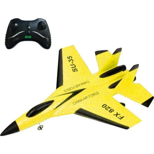 Fx-820 Fixed Wing Small Su 35 Remote Control Aircraft Glider Outdoor Toys Drones