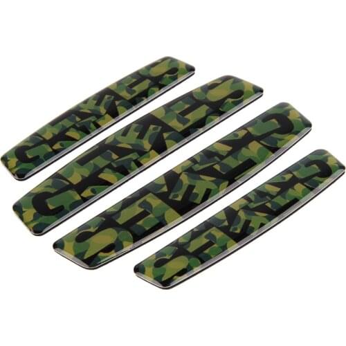Camouflage Logo For Toyota Camry Corolla Volvo V70 BYD Geely Rover Hyundai Jeep Nissan Auto Door Bumper Strip Emblem Stickers